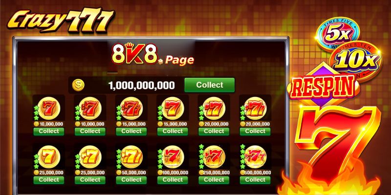 Crazy777: 8K8's Most Popular Slot Game 9 Leverage Free Spins