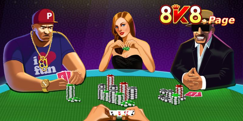 8K8 Online Poker: The Thrill of Virtual Card Games 4 Player Actions in 8K8 Online Poker